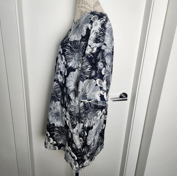 Floral Jaquard Mini Shirt Dress - Picture 3 of 14